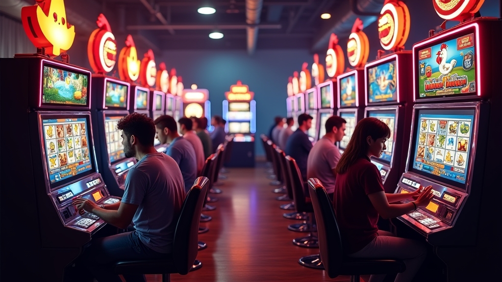 Players in a chicken-themed game strategizing for bonuses.